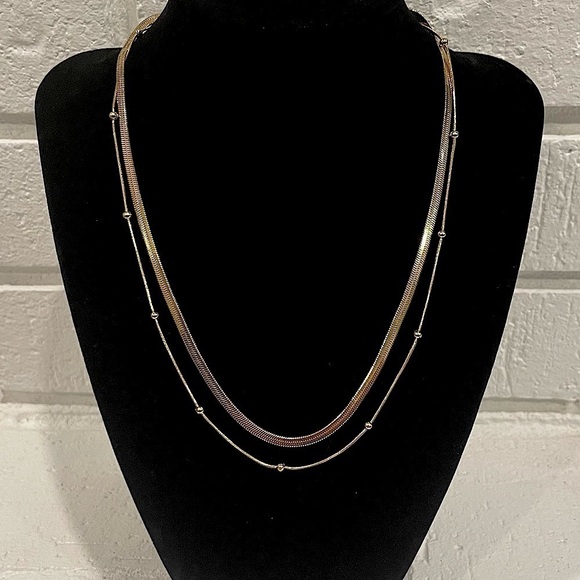 NEW layered gold snake chain necklace - Picture 4 of 5